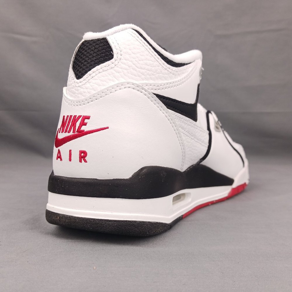 Nike Air Flight 89 Mid Men's Basketball Shoes White Black DB5918 100 Sizes 9-11 - Picture 6 of 9